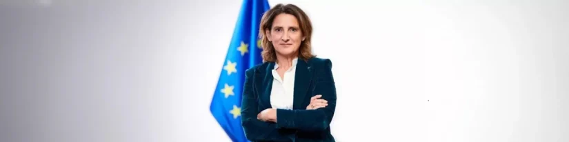 Comisaria de Competencia de la Comisión Europea (CE), Teresa Ribera. Imagen: CE