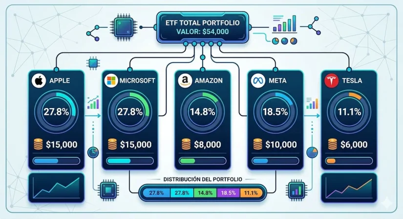 Cartera de un ETF Merca2.es