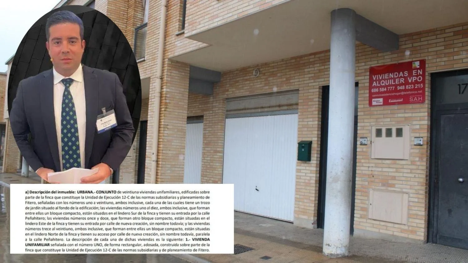 Un empresario ligado al PSOE navarro negocia la compra de las viviendas de Fitero en riesgo de desahucio