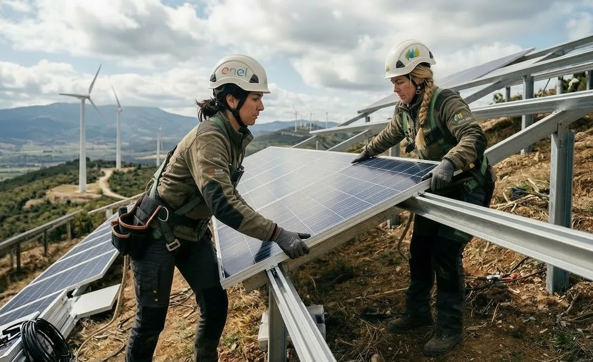 Enel e Iberdrola: entre las europeas que siguen en el carro de lo renovable pese al “greenlash” Enel e Iberdrola: entre las europeas que siguen en el carro de lo renovable pese al “greenlash”