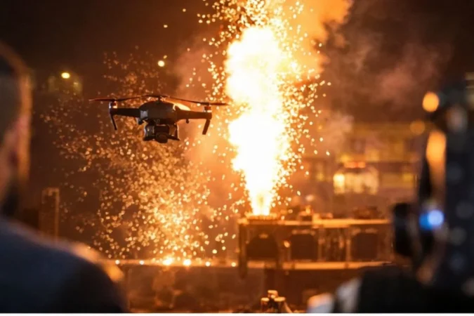 Miles de personas debajo… y un dron haciendo esto: el caso que lo ha cambiado todo 1 Merca2.es dron