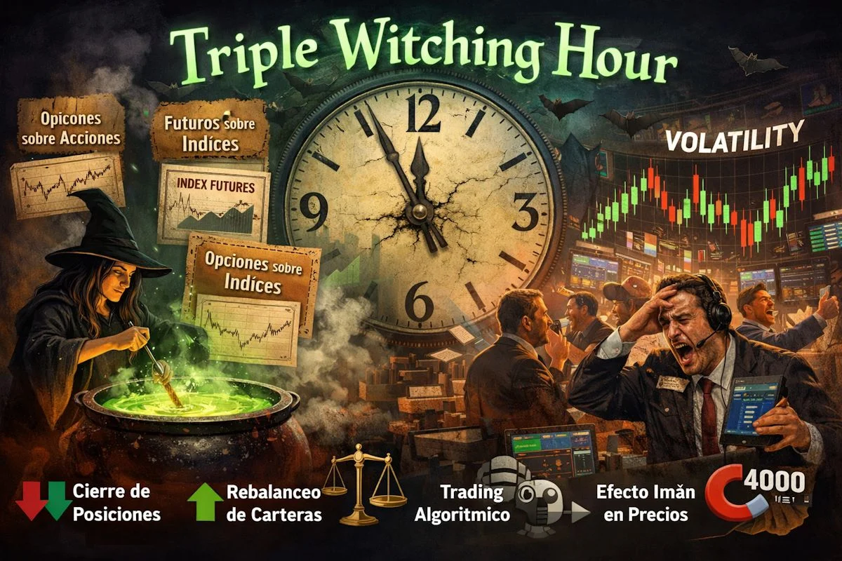 ¿Qué es la Triple Hora Bruja en las Bolsas y porque genera tanta volatilidad?