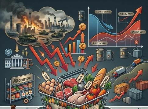 carrefour alcampo aldi irán El conflicto en Irán golpea los lineales de Alcampo, Carrefour y Aldi.
