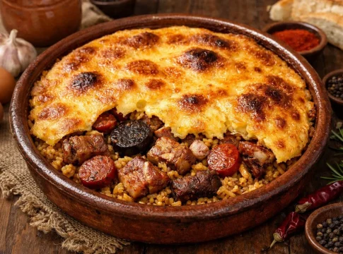 Arroz de matanza con costra: el truco del horno para conseguir el Arroz de matanza con costra: el truco del horno para conseguir el