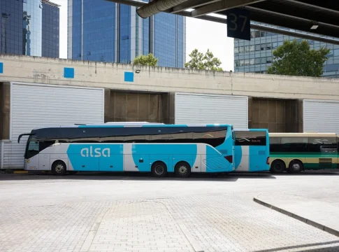 Autobuses de Alsa. Fuente: Agencias Autobuses de Alsa. Fuente: Agencias