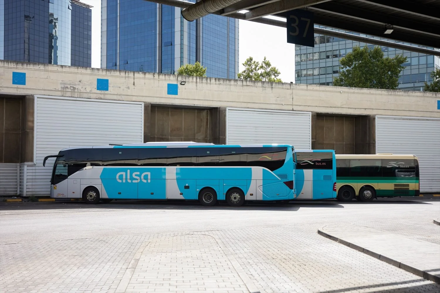 Autobuses de Alsa. Fuente: Agencias Autobuses de Alsa. Fuente: Agencias