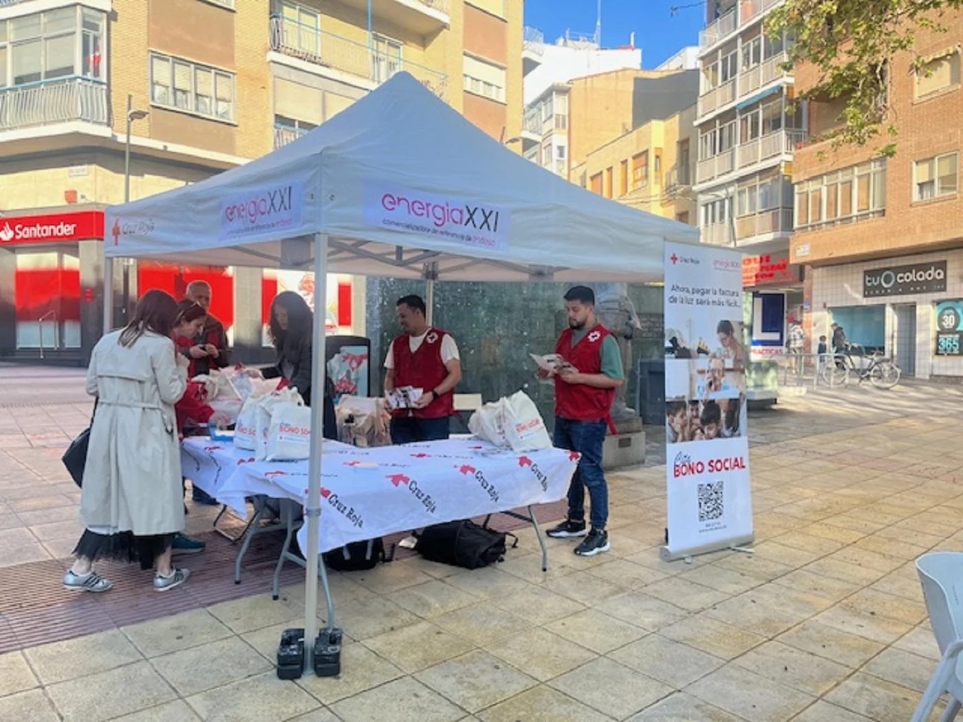 Punto de información de cita del bono social Fuente: Endesa