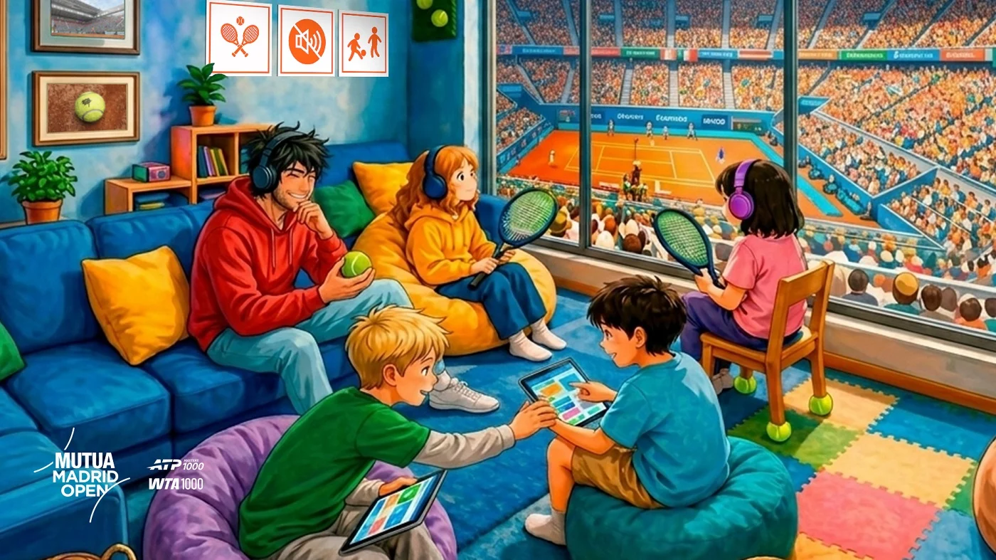 El Mutua Madrid Open incorpora medidas de accesibilidad para personas con autismo