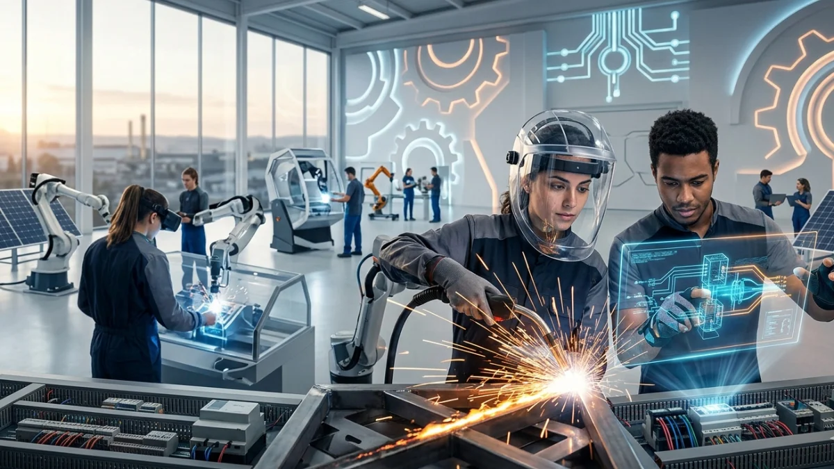 El ‘Silicon Valley’ de los oficios abre en Alcorcón: El mega-centro para electricistas y soldadores más grande de Europa ya es una realidad