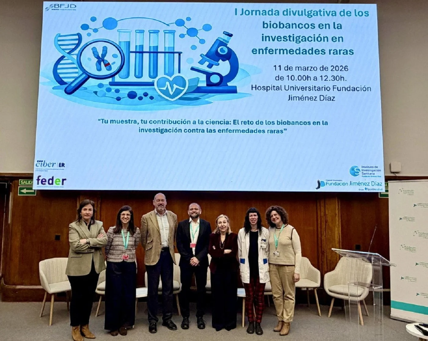 La Fundación Jiménez Díaz pone de relieve la importancia de la donación de muestras biológicas en la investigación de enfermedades raras