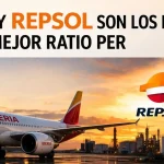 La aerolínea IAG y la petrolera Repsol son hoy los Ibex 35 con mejor ratio PER