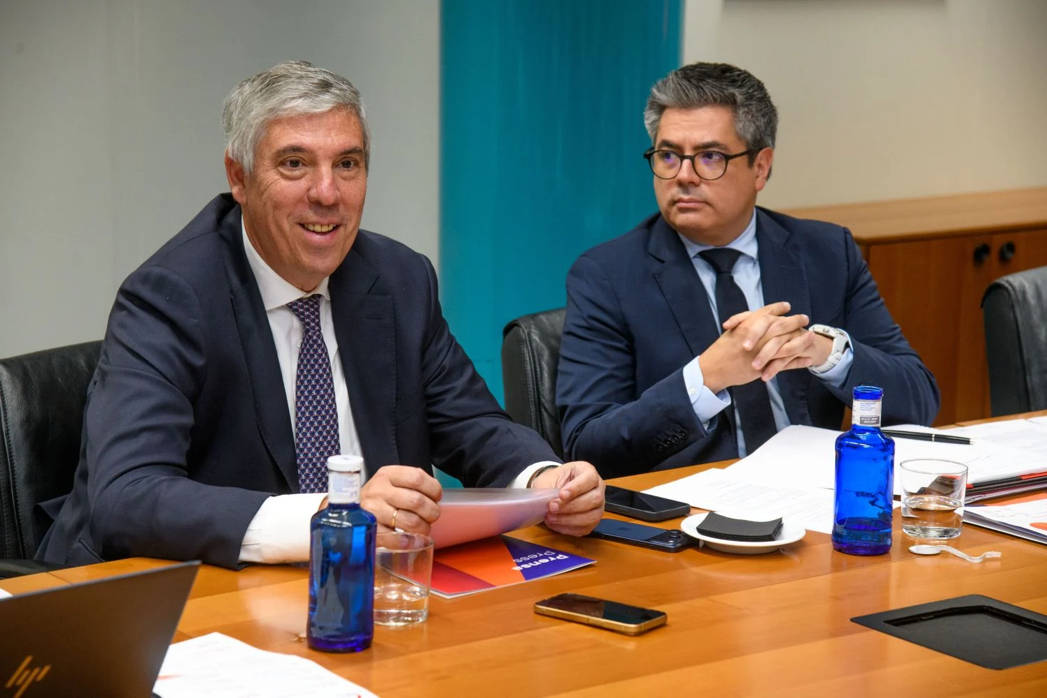 El presidente y el vicepresidente de IFEMA Madrid Presentación Resultados 59