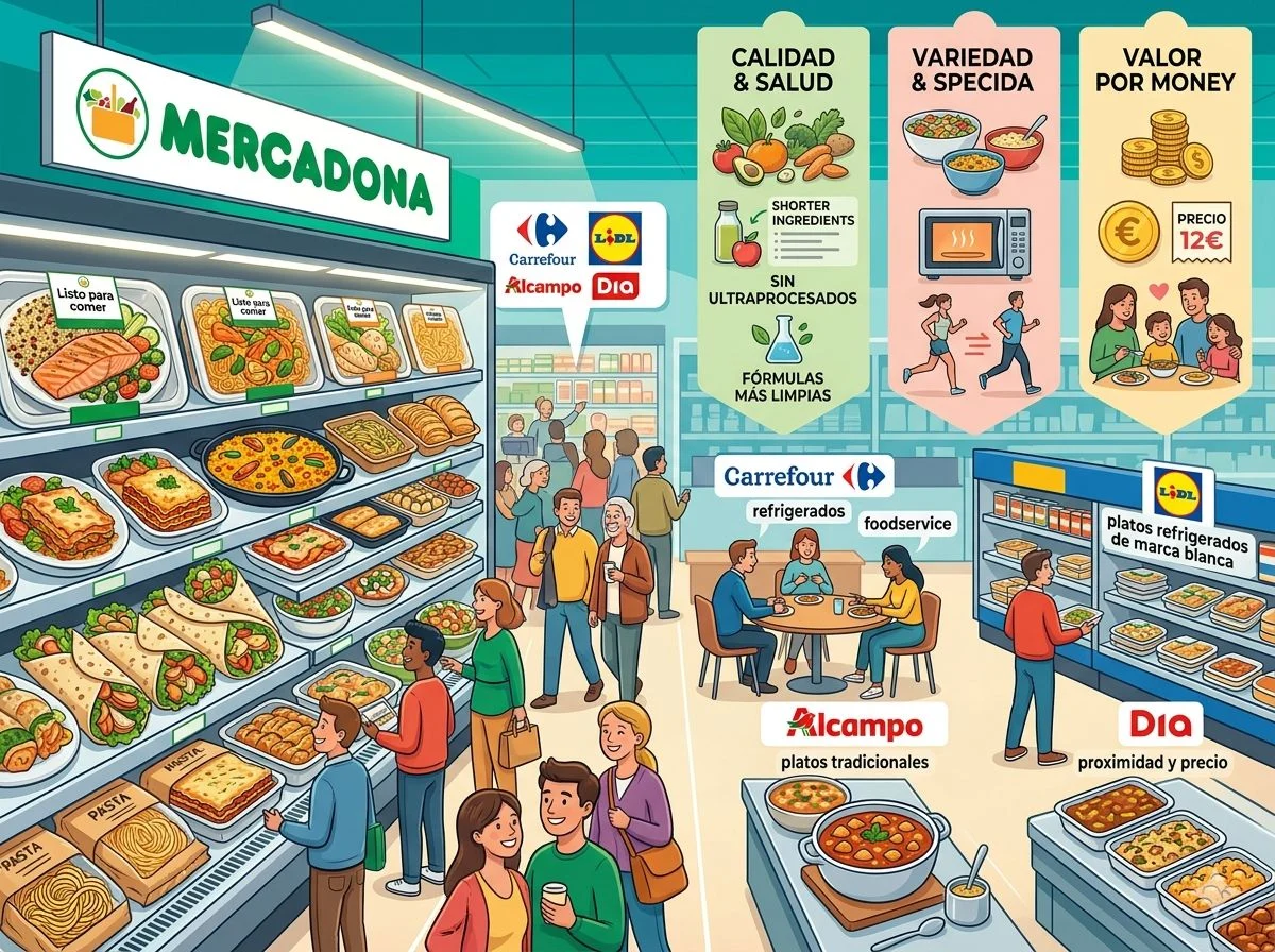 Mercadona listo para comer