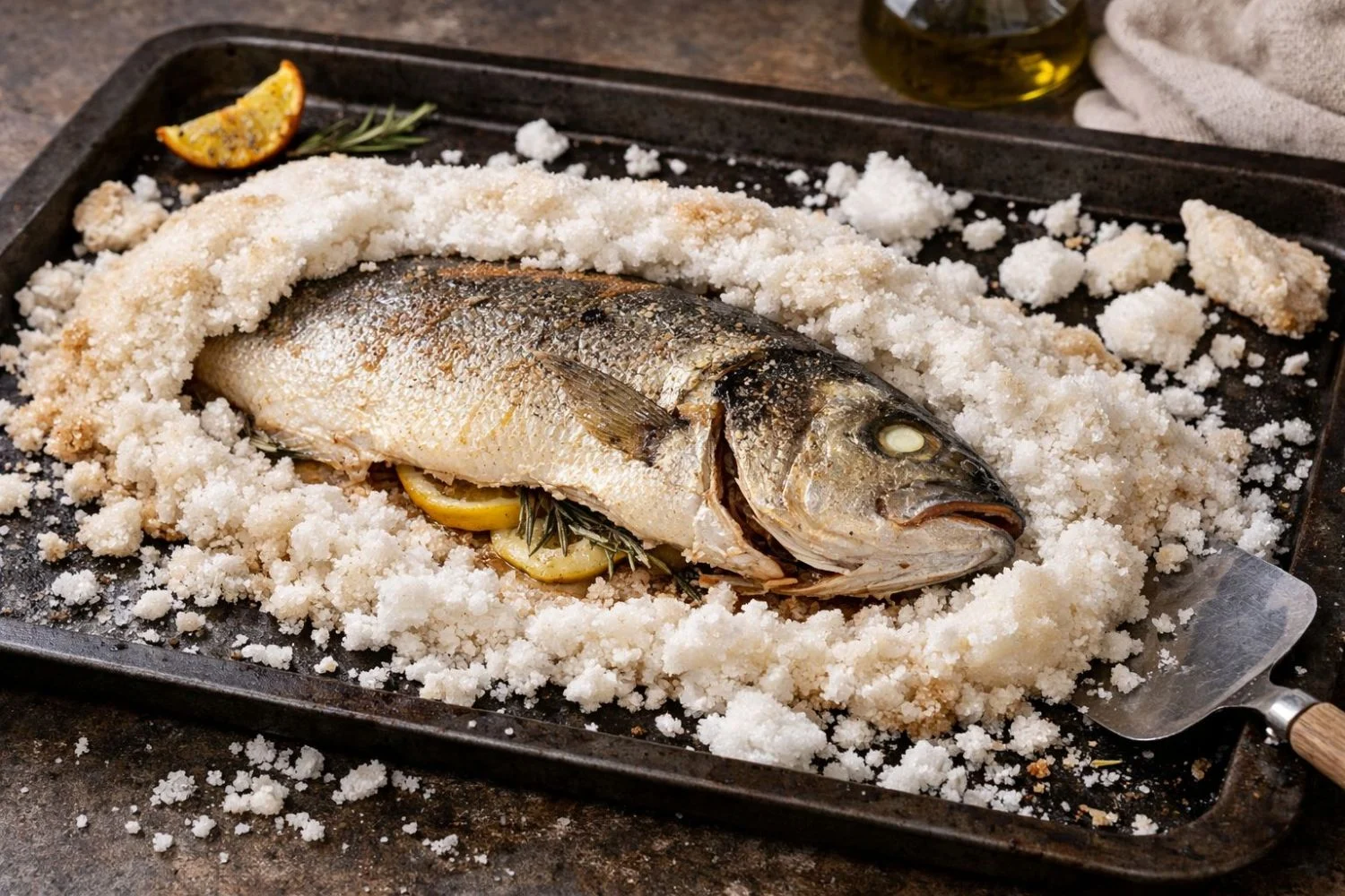 El choque térmico entre la proteína marina y el metal alcanza temperaturas críticas donde la sal actúa como aislante refractario natural. El choque térmico entre la proteína marina y el metal alcanza temperaturas críticas donde la sal actúa como aislante refractario natural.