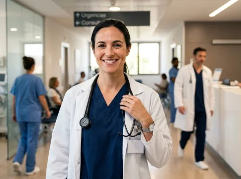 sepe-talento-medico-hospital Médico sonriendo en hospital para captación talento del SEPE.