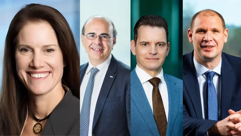 Redeia, E.ON y National Grid: las firmas que liderarán la reconstrucción de las redes europeas 1 Merca2 CEOs de TSOs europeas Fuente Merca2 Merca2