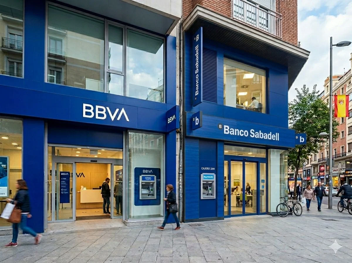 BBVA refuerza su dominio en banca mientras Sabadell afronta su momento más delicado