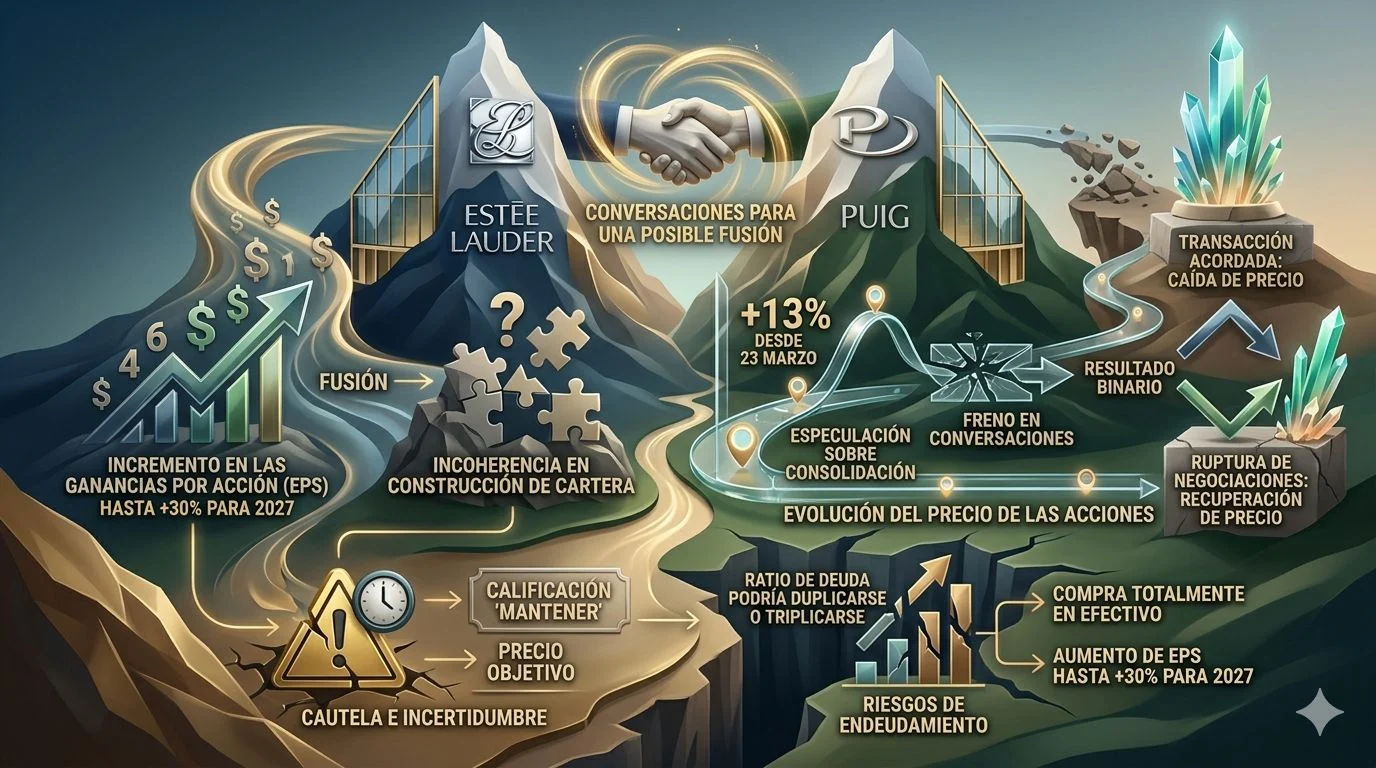 Estée Lauder y Puig fusión