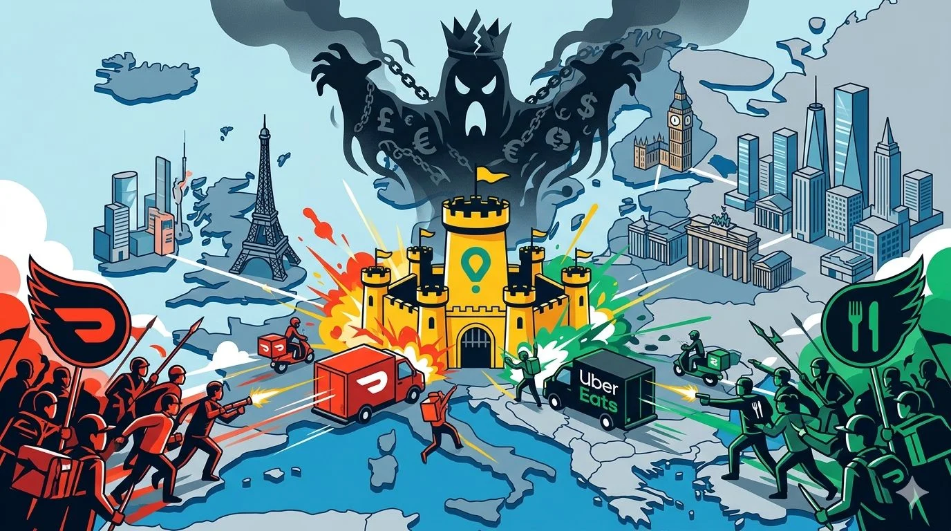La guerra por Glovo estalla en Europa: Uber y DoorDash chocan con el fantasma del monopolio La guerra por Glovo estalla en Europa: Uber y DoorDash chocan con el fantasma del monopolio