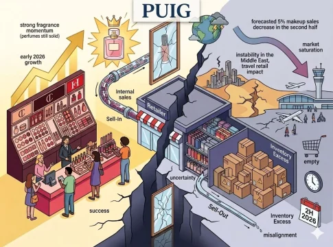 Puig acelera en perfumes, pero el maquillaje empieza a mostrar grietas difíciles de ocultar Puig acelera en perfumes, pero el maquillaje empieza a mostrar grietas difíciles de ocultar