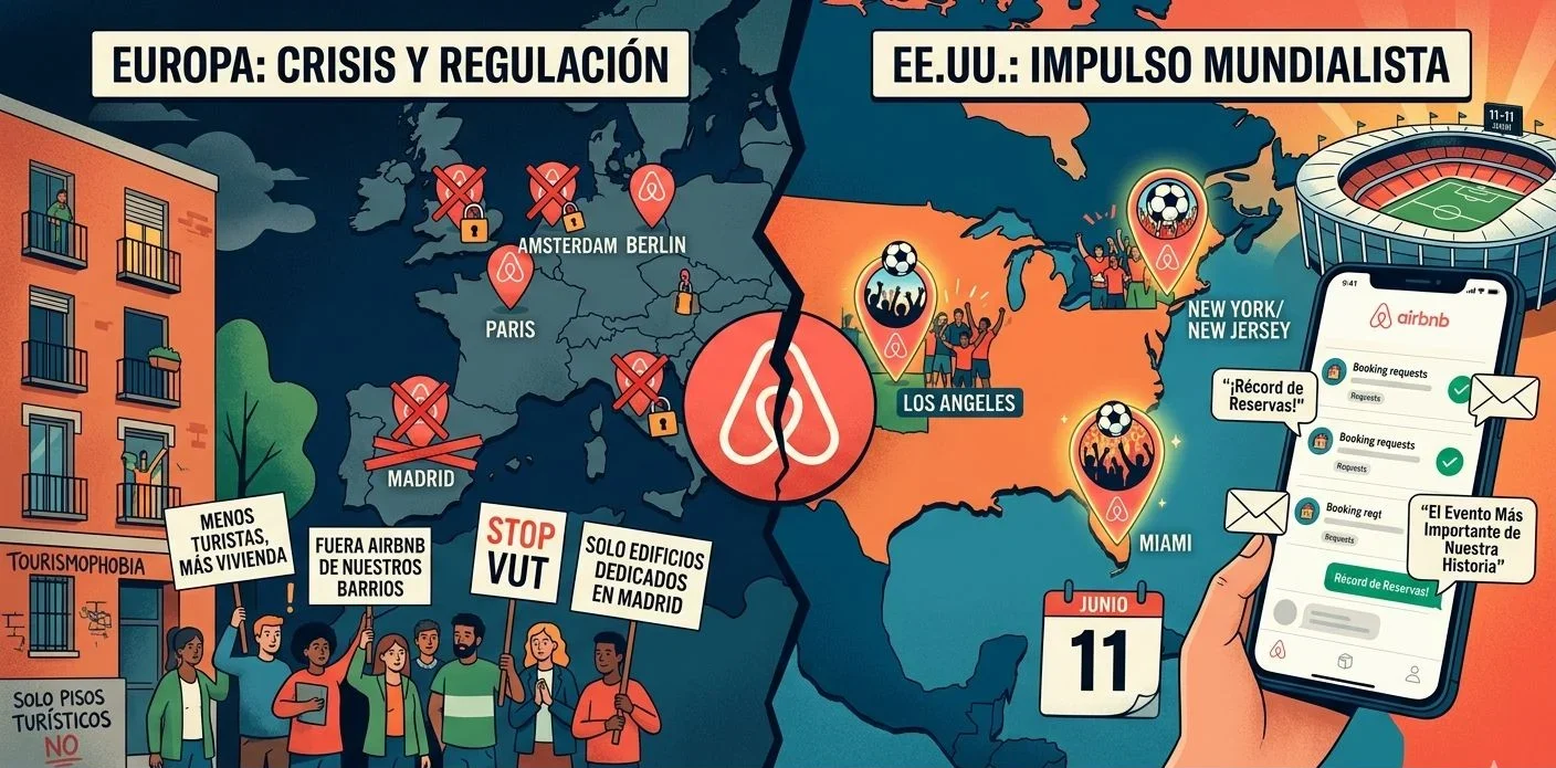 Imagen Airbnb Mundial. Diseñada Con IA