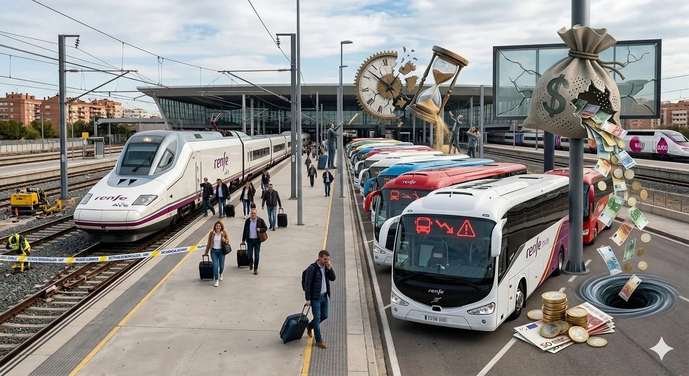 Imagen articulo Renfe. Diseñada con IA