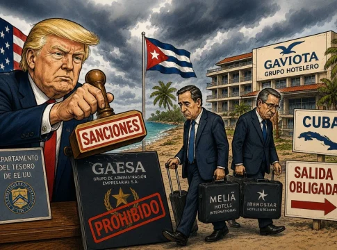 Imagen situaciòn de Cuba y Trump. Generada con IA Imagen situaciòn de Cuba y Trump. Generada con IA