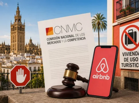 Imagen sobre los cambios de Airbnb en Sevilla. Generada con IA Imagen sobre los cambios de Airbnb en Sevilla. Generada con IA