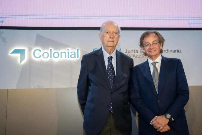 Colonial prevé un trimestre sólido: mejora ingresos y mantiene la deuda estable 1 Merca2 Inmobiliaria Colonial: presidente Juan José Bruguera y consejero delegado Pere Vinolas