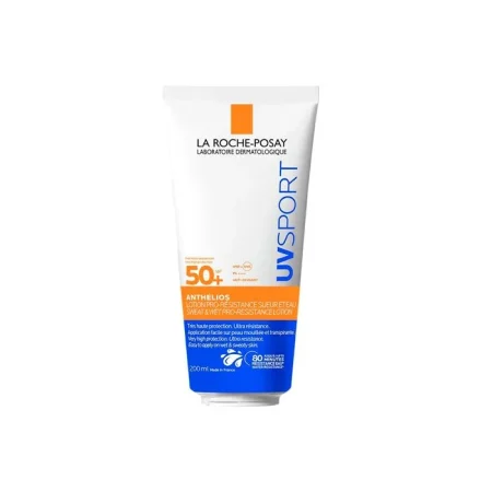 Cómo elegir el fotoprotector solar para cuidar tu piel durante el entrenamiento 2 Merca2 LA ROCHE POSAY ANTHELIOS UVSPORT LOCION RESISTENTE AL SUDOR SPF50 200ML Merca2