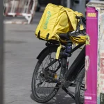 bicicleta abandona de Glovo. Fuente Agencias