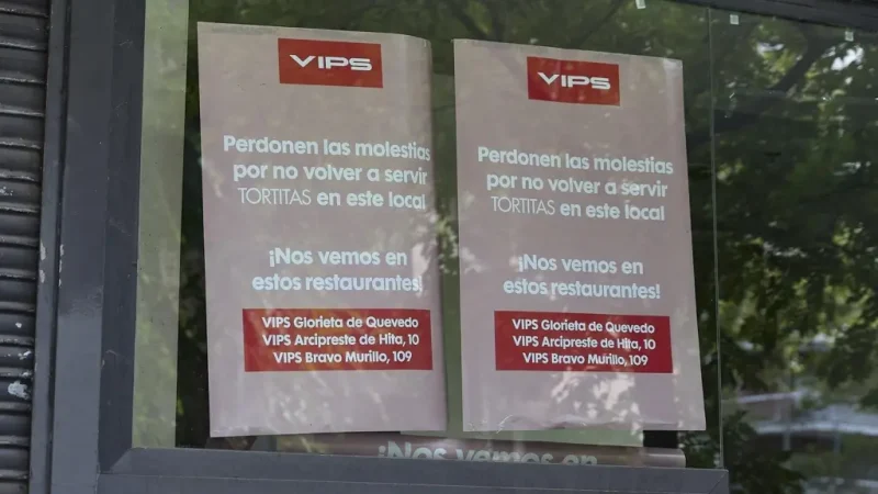 Requiem por el VIPS Club: El triste ocaso del VIPS un ícono de Madrid 2 Merca2 cierre vips Merca2