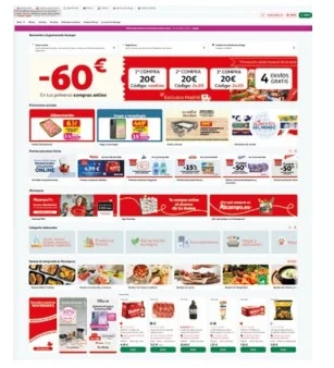 Alcampo desafía a Carrefour y Lidl con una IA que llena el carrito de la compra en segundos 3 Merca2 Imagen de la nueva página web actualizada de la cadena de distribución francesa