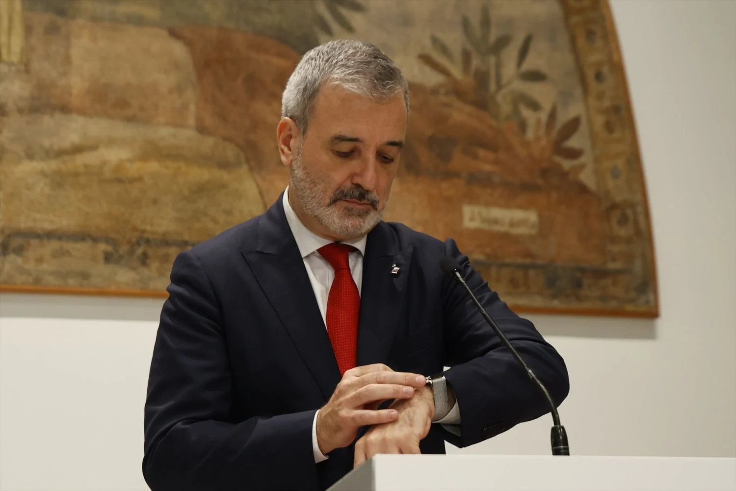El alcalde de Barcelona Jaume Collboni