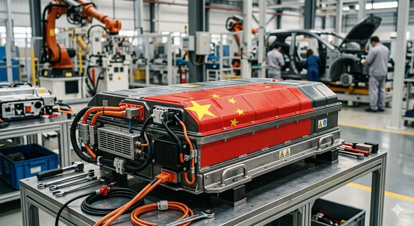 El precio de las baterías frena el avance del coche eléctrico China barre al mercado occidental. Fuente: IA, Merca2. El precio de las baterías frena el avance del coche eléctrico China barre al mercado occidental. Fuente: IA, Merca2.