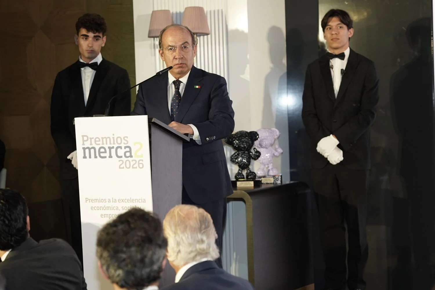 Felipe Calderón, expresidente de México, galardonado con el Premio ‘Internacional’ Marques de Oliva