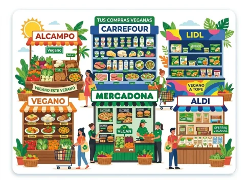 Carrefour, Lidl y Mercadona cambian las reglas del juego: así se puede comer vegano gastando menos Carrefour, Lidl y Mercadona cambian las reglas del juego: así se puede comer vegano gastando menos