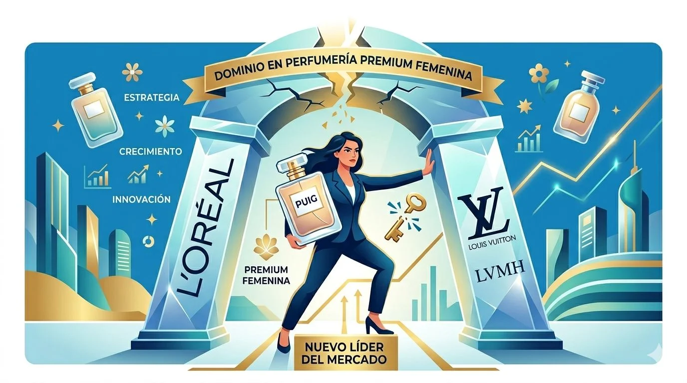 Puig mantiene el pulso pese a la presión de L’Oréal, Louis Vuitton y la debilidad del consumo