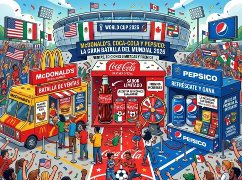 Coca-Cola, PepsiCo y McDonald's lanzan productos exclusivos del Mundial para conquistar a los aficionados Coca-Cola, PepsiCo y McDonald's lanzan productos exclusivos del Mundial para conquistar a los aficionados