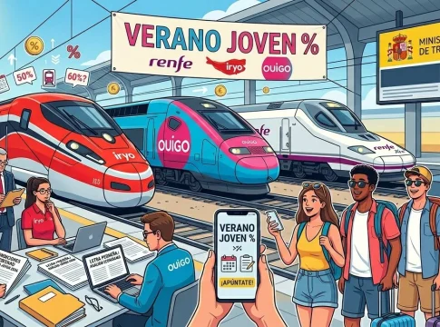 Imagen del Verano Joven de Ouigo y Renfe Iryo y Ouigo estudian la letra pequeña del Gobierno antes de lanzarse al Verano Joven