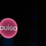 Logo de Ouigo en la inauguración de unas de sus lineas. Fuente Agencias
