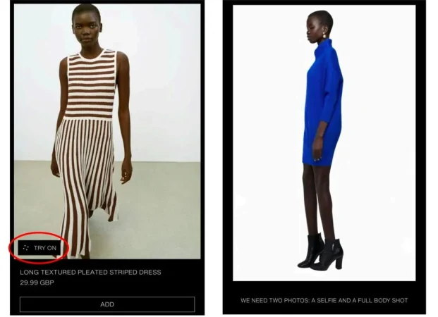 Aplicación de Zara