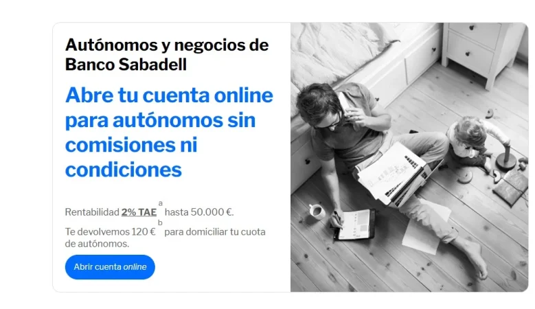 BBVA, Banco Santander, Sabadell y Revolut se lanzan a por los autónomos en julio con cuentas sin comisiones 1 Merca2 Cuenta Autónomos Banco Sabadell