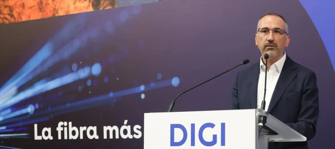 El consejero delegado de DIGI, Marius Varzaru, en la Bolsa española. Fuente: Agencias El consejero delegado de DIGI, Marius Varzaru, en la Bolsa española. Fuente: Agencias