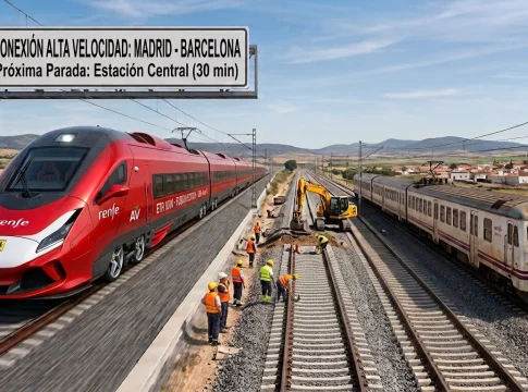 El Ferrari de Renfe. Imagen diseñada con IA El Ferrari de Renfe. Imagen diseñada con IA