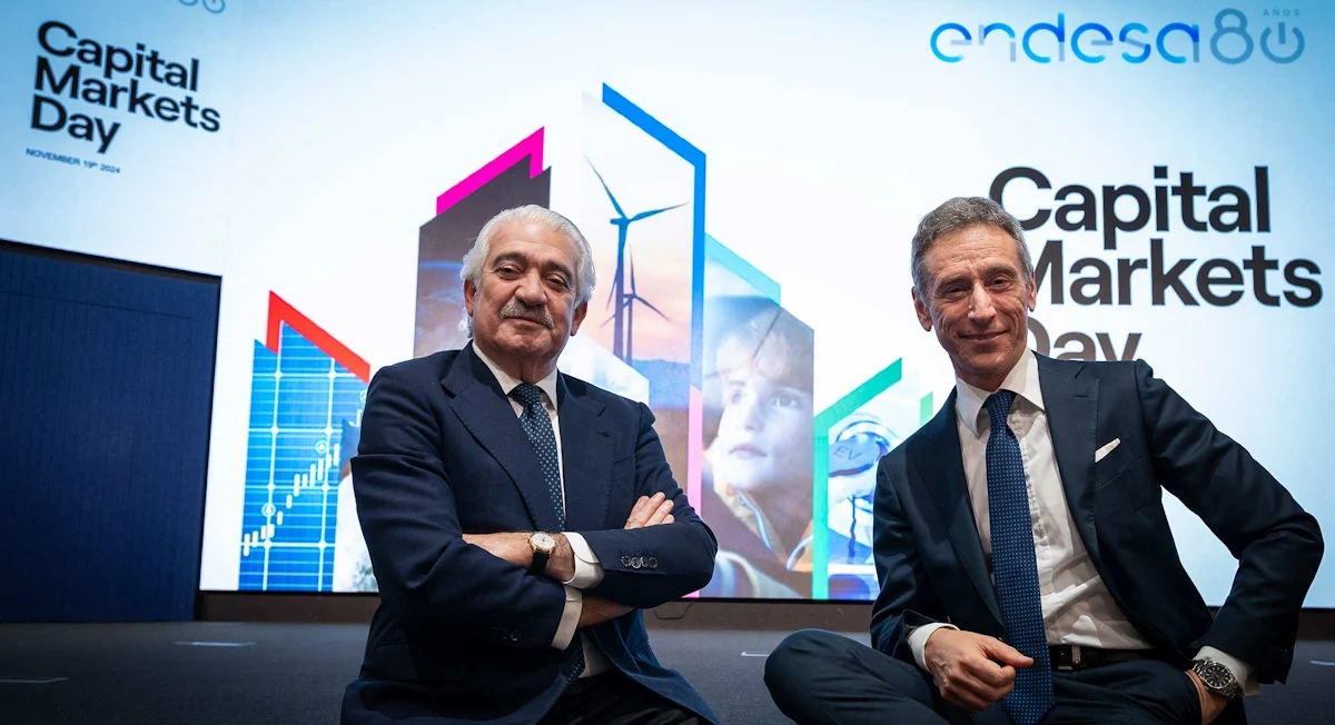 Endesa CMD José Bogas, CEO y Marco Palermo, director general económico-financiero Endesa CMD José Bogas, CEO y Marco Palermo, director general económico-financiero