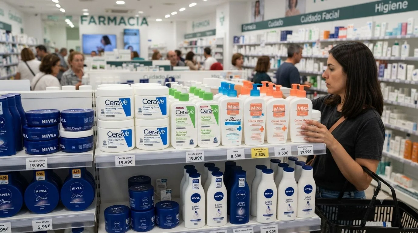 La guerra de las cremas se recrudece: L'Oréal avanza con CeraVe y Mixa mientras Nivea pierde fuerza