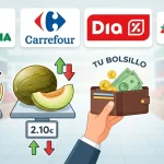 Mercadona, Carrefour, Dia y Alcampo se enfrentan por el precio de la sandía y el melón