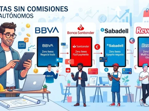 BBVA, Banco Santander, Sabadell y Revolut intensifican la batalla por los autónomos en julio BBVA, Banco Santander, Sabadell y Revolut intensifican la batalla por los autónomos en julio