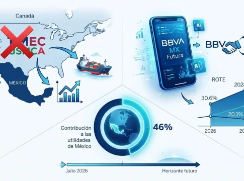 Lo que ocurra en México puede cambiar el futuro de BBVA más de lo que parece Lo que ocurra en México puede cambiar el futuro de BBVA más de lo que parece